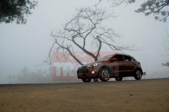 Foggy morning grips Tripura on X-mas